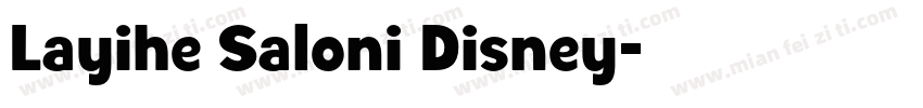 Layihe Saloni Disney字体转换